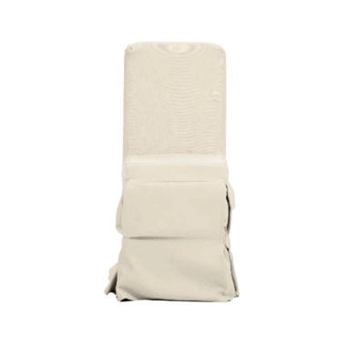Silla con funda ivory