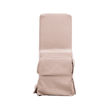 Silla con funda beige