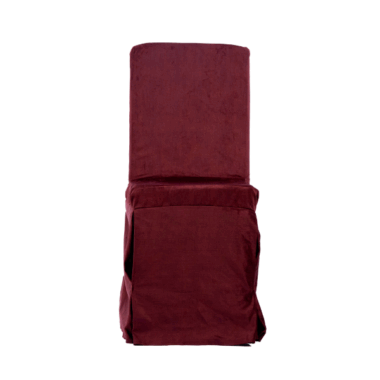 Silla con funda tinto
