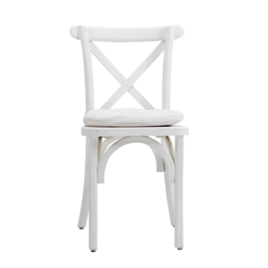 Silla crossback blanca