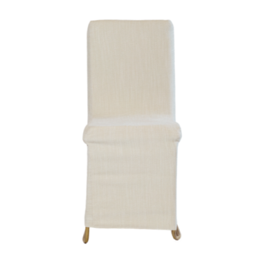 Silla con funda ivory